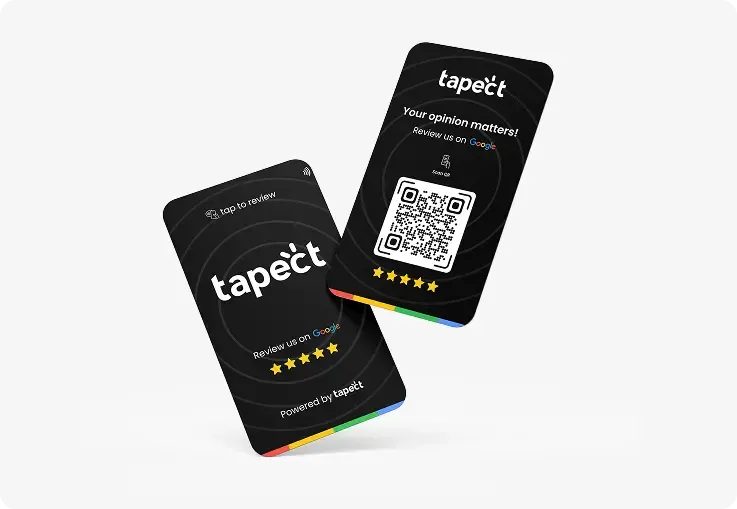 Tapect Review Card - Black